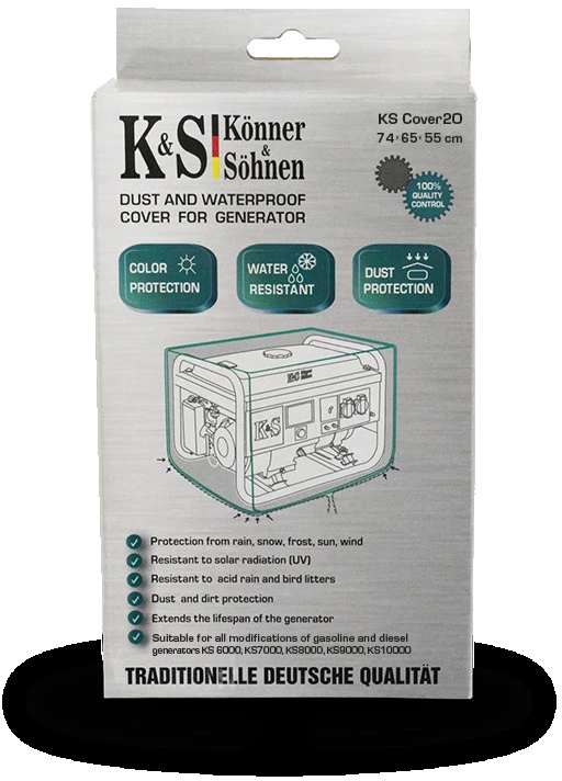 Konner & Sohnen Generatoriaus gaubtas iki 10 kA