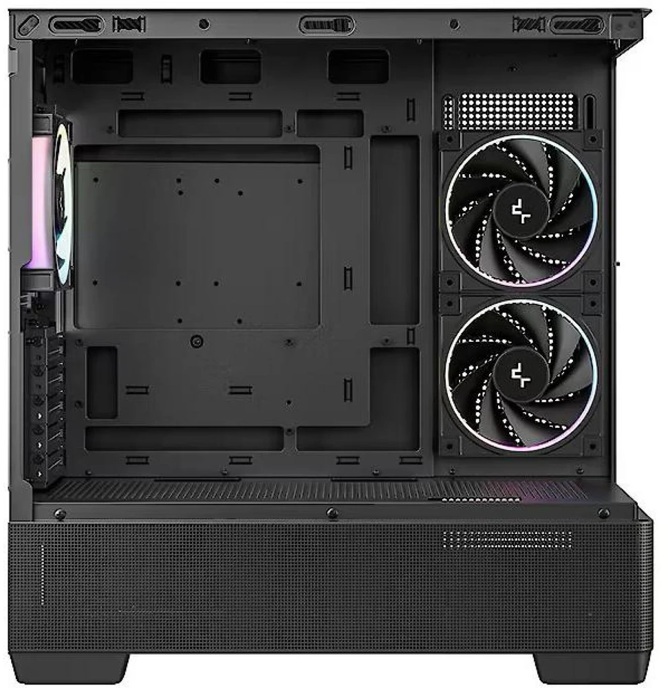 Deepcool Case | CG380U 3F | Micro ATX | Juodas