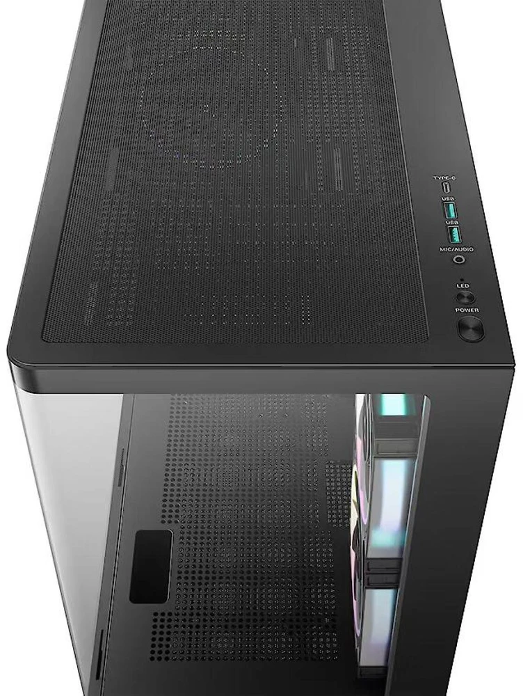 Deepcool Case | CG380U 3F | Micro ATX | Juodas