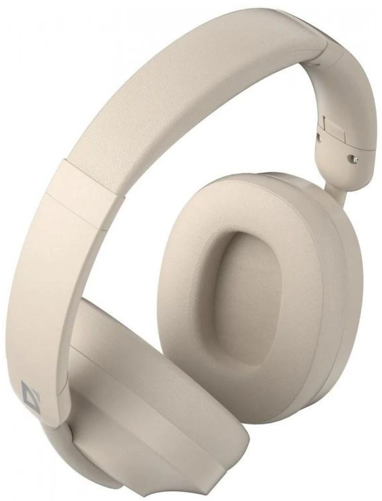 Belaidės ant ausų dedamos ausinės Defender FreeMotion B485 ANC 63486 beige
