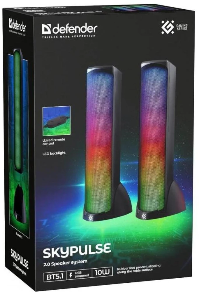 Kompiuterio kolonėlės „Defender Skypulse 2.0“ 60 W kompiuterio garsiakalbiai + „Bluetooth RGB“