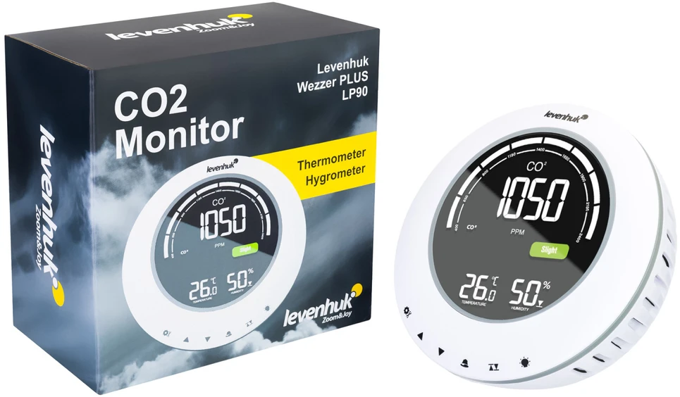 Drėkintuvas Levenhuk Wezzer PLUS LP90 CO2 Meter