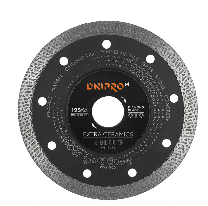 Deimantinis diskas DNIPRO-M 125 22,2х1,4 Extra-Ceramics