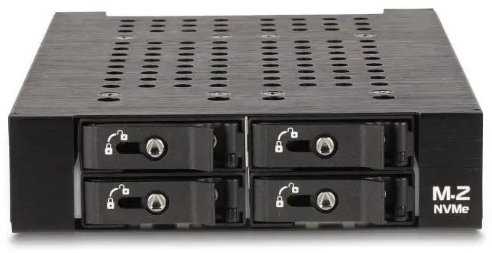 Delock 3.5? Wechselrahmen für 4 x M.2 NVMe SSD