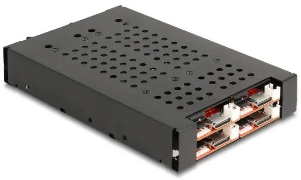 Delock 3.5? Wechselrahmen für 4 x M.2 NVMe SSD