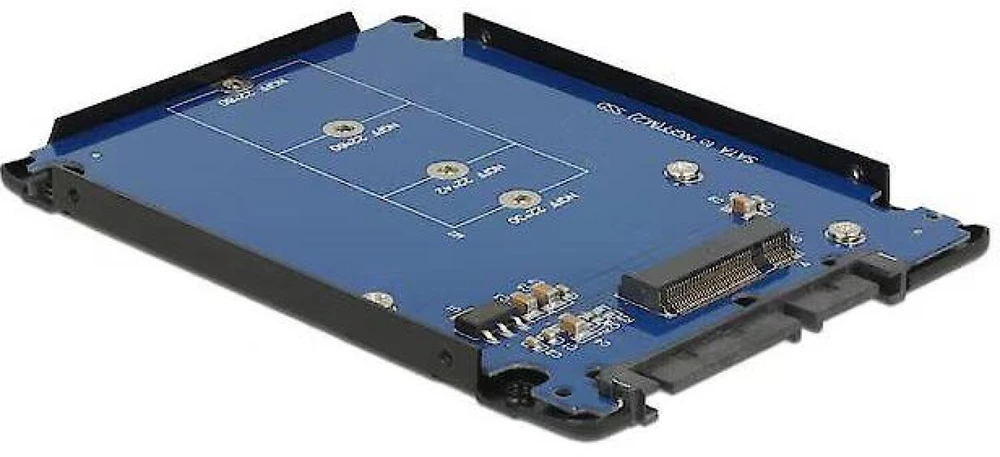 DELOCK 2.5 Converter SATA 22 Pin > M.2 NGFF su korpusu