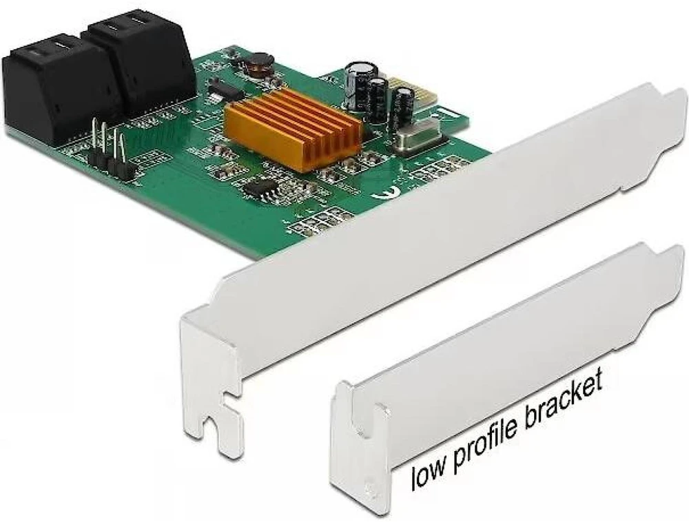 „Delock PCIe 2.0 x1“ valdiklis – 4x SATA III (90382)