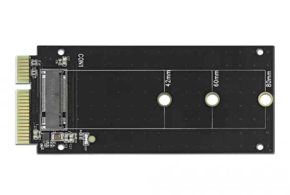 DeLOCK SATA 22 kontaktų kištukas į M.2 Key B lizdo adapterį, SATA, M.2, 6 Gbit/s, 45 mm, 97 mm, 4 mm