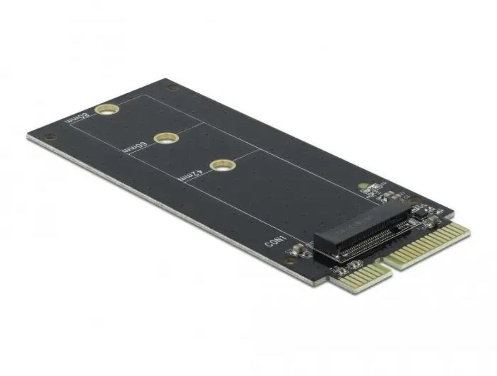 DeLOCK SATA 22 kontaktų kištukas į M.2 Key B lizdo adapterį, SATA, M.2, 6 Gbit/s, 45 mm, 97 mm, 4 mm