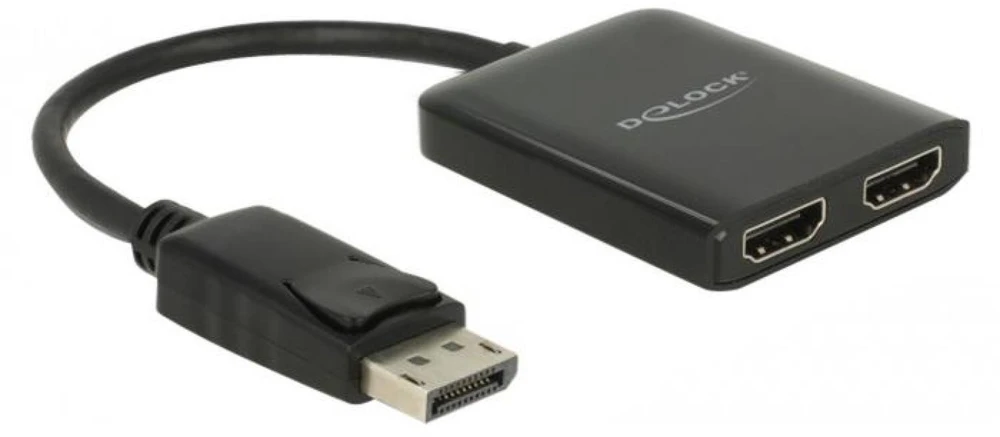 Delock DeLOCK DisplayPort 1.4> 2x HDMI MST skirstytuvai, skirstytuvai ir jungikliai
