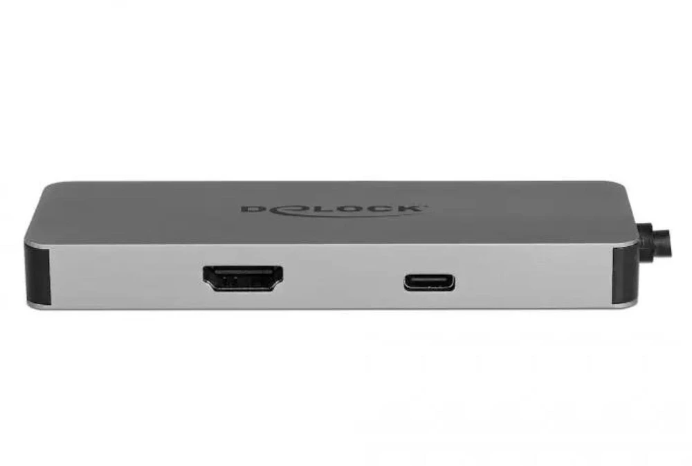 DELOCK USB Type-C prijungimo stotis mobiliesiems įrenginiams 4K – HDMI / Hub / SD / PD 2.0