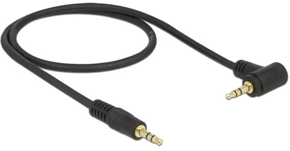 Kabelis Delock Jack 3.5mm - Jack 3.5mm 1m juoda (83754)