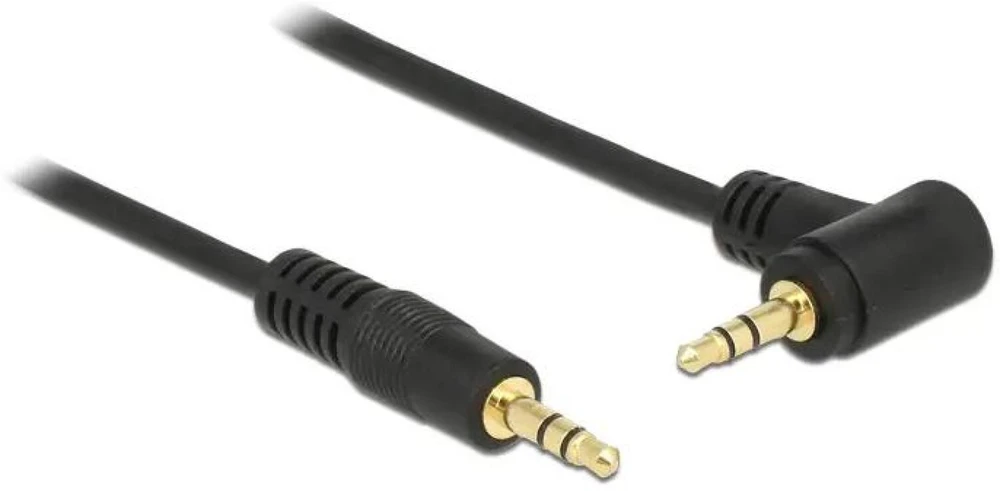 Kabelis Delock Jack 3.5mm - Jack 3.5mm 1m juoda (83754)