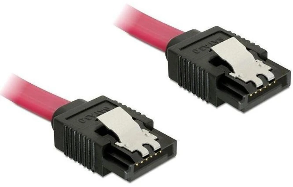 DELOCK Cable SATA 6 Gb/s 20cm tiesus/tiesus