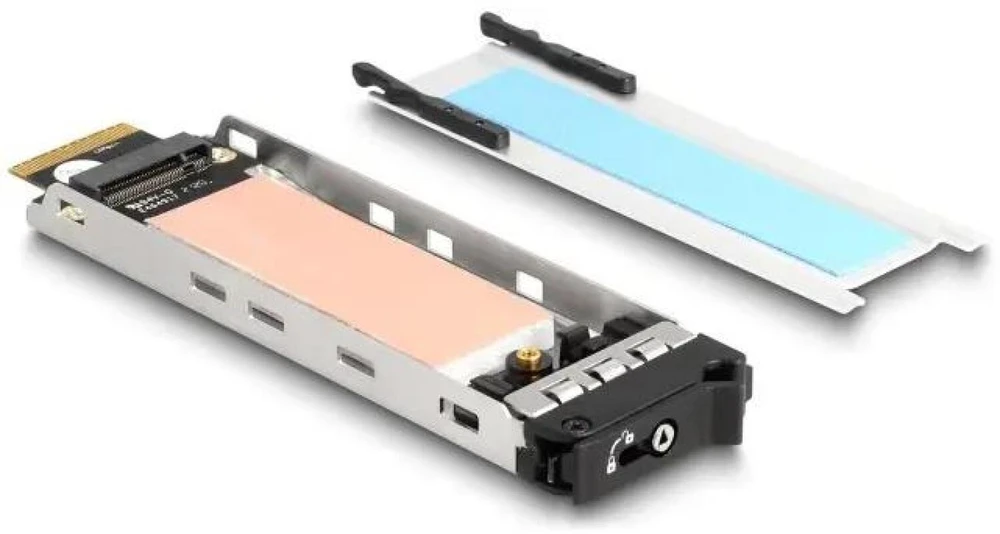 Delock mobiliojo stovo įdėklas 1 x M.2 NMVe SSD, skirtas 47028
