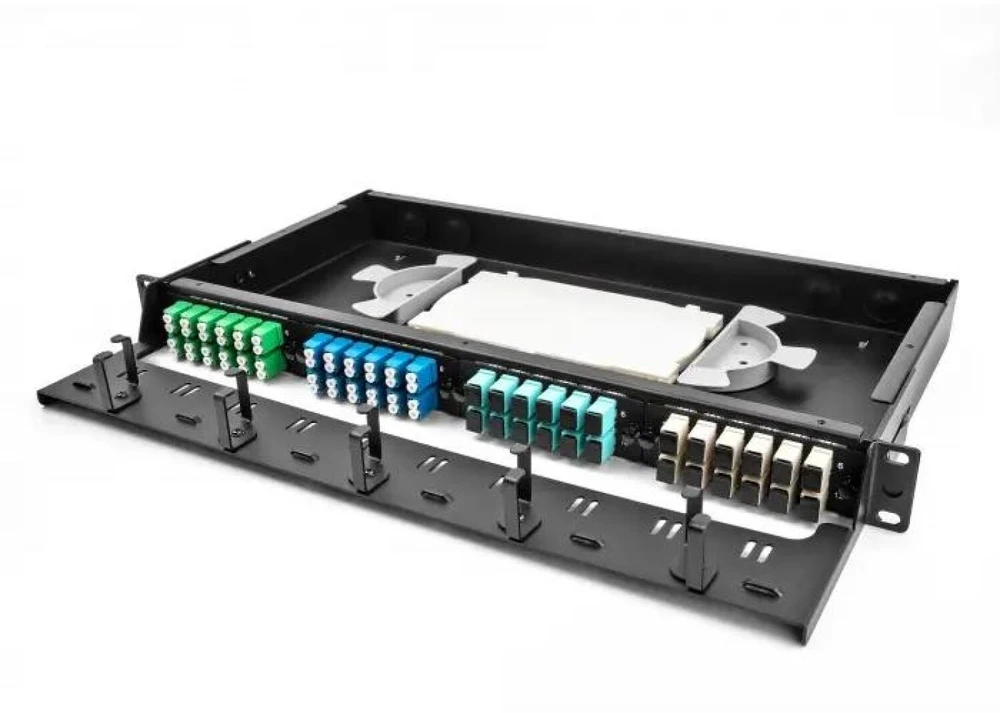 Delock Panel patch panel światłowodowy HD (High Density) 19″ 1U juoda