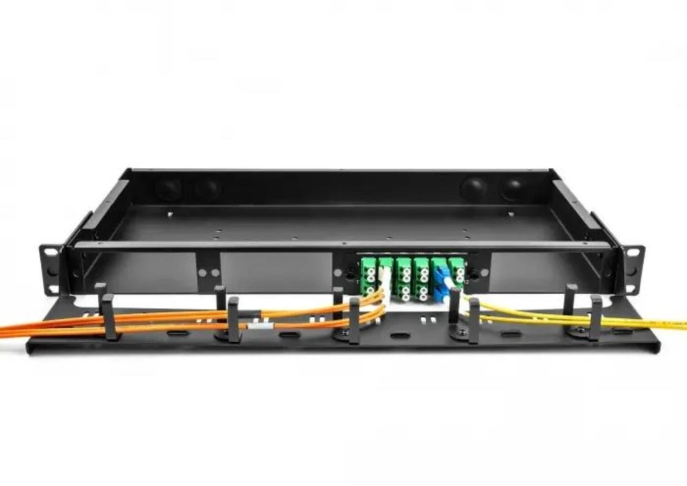Delock Panel patch panel światłowodowy HD (High Density) 19″ 1U juoda