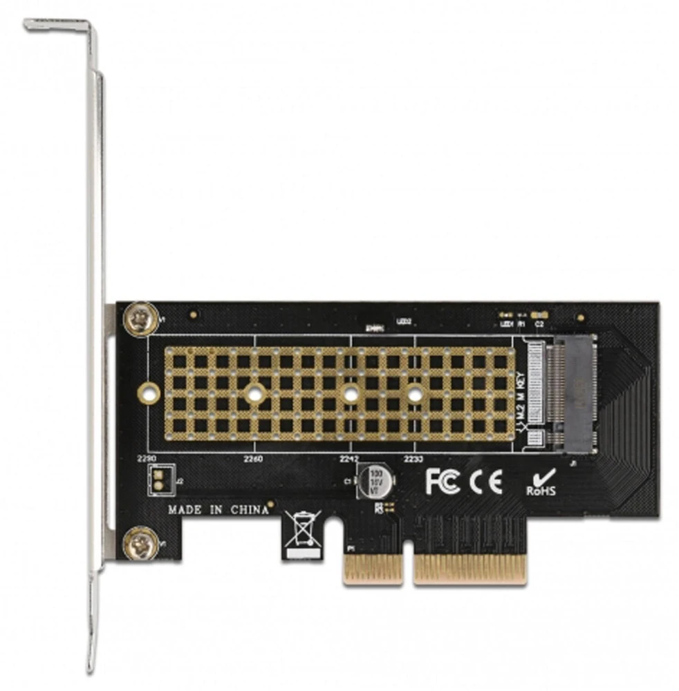 Delock karta PCI Express x4 - 1x M.2 Key M NVME vidinis žemo profilio skydelis