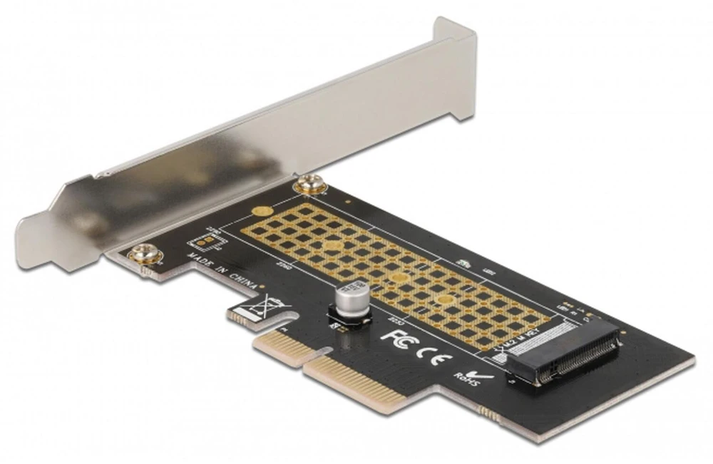 Delock karta PCI Express x4 - 1x M.2 Key M NVME vidinis žemo profilio skydelis