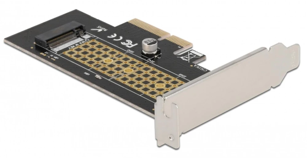 Delock karta PCI Express x4 - 1x M.2 Key M NVME vidinis žemo profilio skydelis