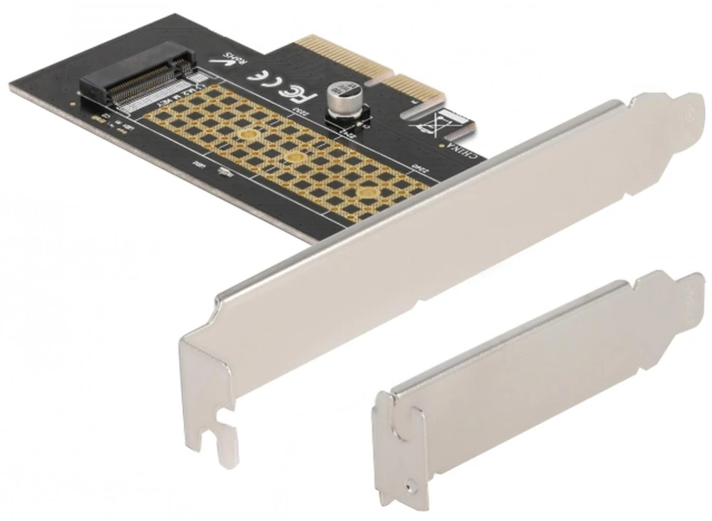 Delock karta PCI Express x4 - 1x M.2 Key M NVME vidinis žemo profilio skydelis