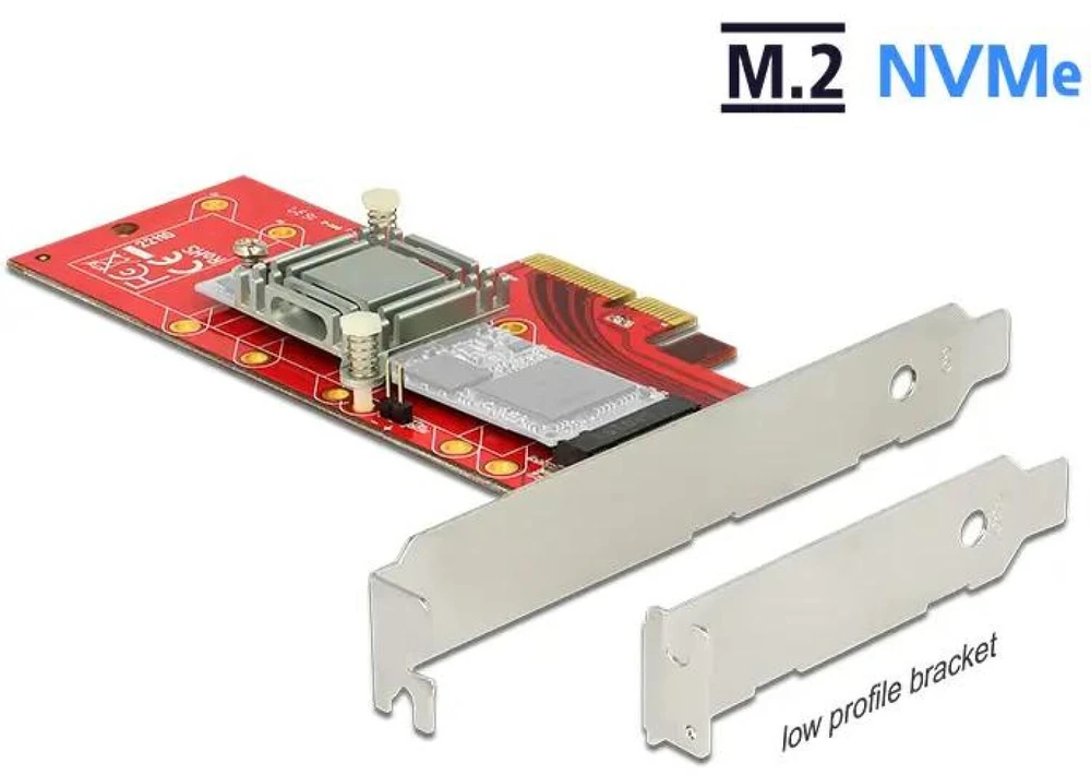 Delock PCIe>1x M.2 110mm m.Kühlkörper
