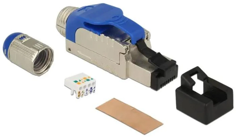 Delock Delock tinklo kištukas RJ-45 8P8C ekranuotas montavimas be įrankių kat.8