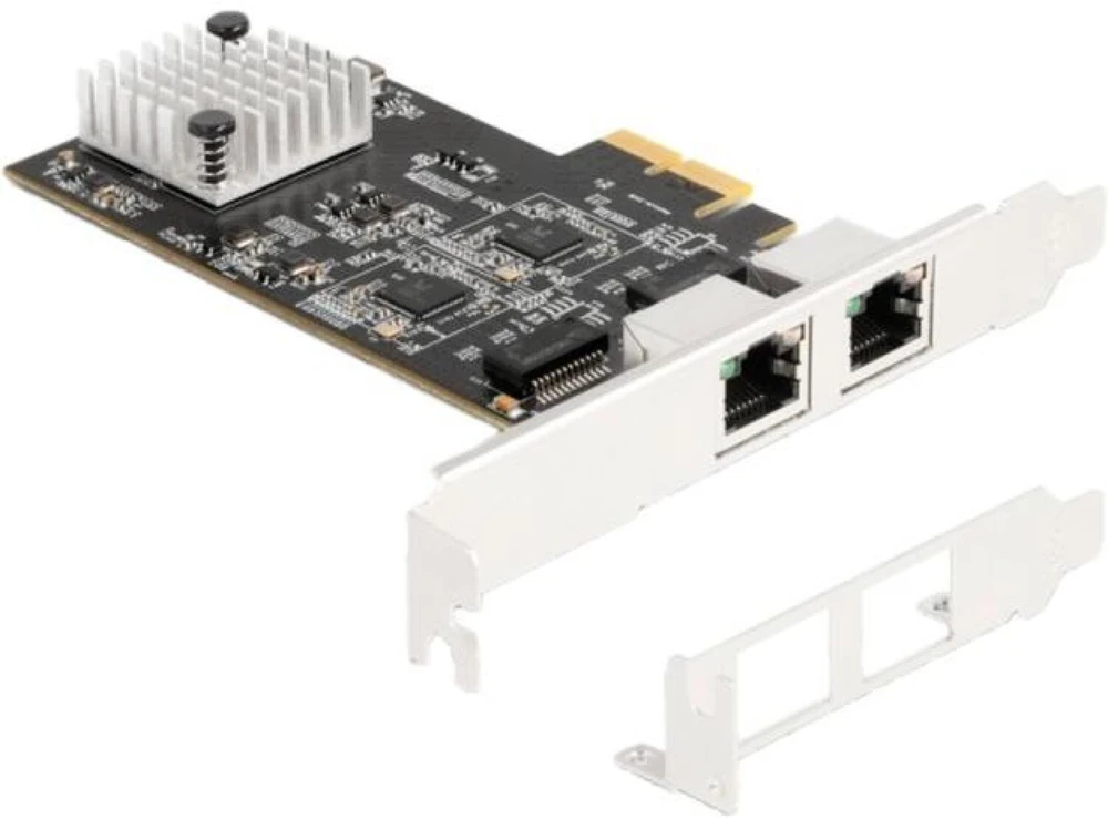 DeLock PCI Express x2 Karte zu 2 x RJ45