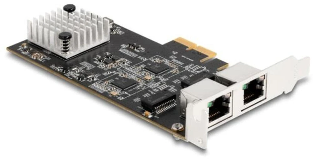 DeLock PCI Express x2 Karte zu 2 x RJ45