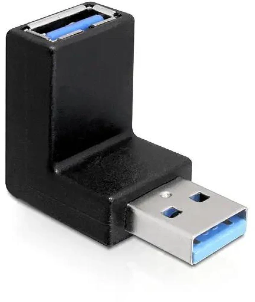 Delock USB-A - USB-A adapteris, juodas (65339)