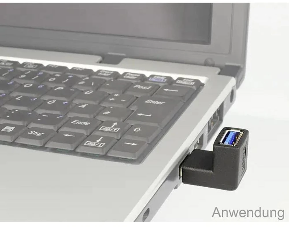 Delock USB-A - USB-A adapteris, juodas (65339)