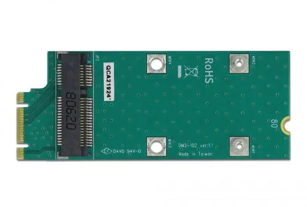 Kontroler Delock DeLOCK Adapteris M.2 Key B + M> Mini PCIe Slot (PCIe / USB) (64103) - FPUVGY01