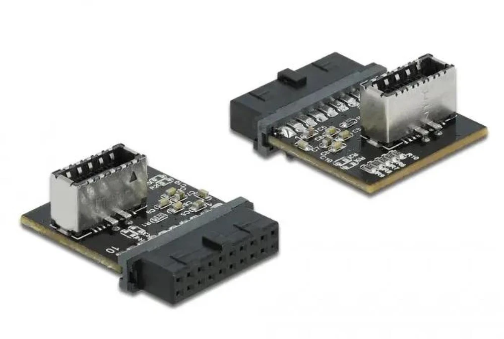 Delock Fuj: tech USB 3.0 19 kontaktų / USB 3.2 Gen1 Type-E adapteris pagrindinei plokštei
