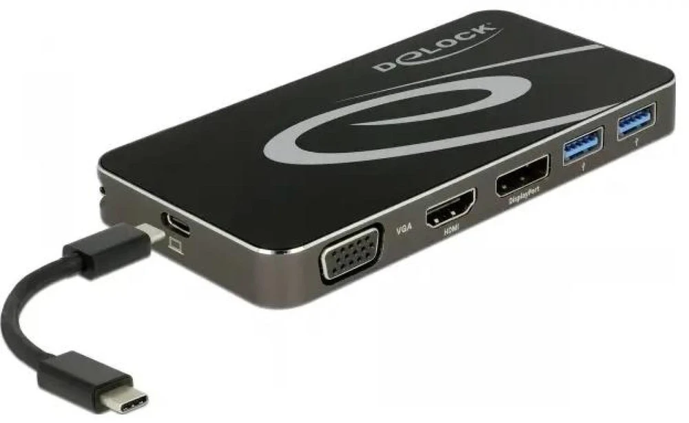 „Delock 4K Dock“ USB-C stotis / replikatorius (87773)