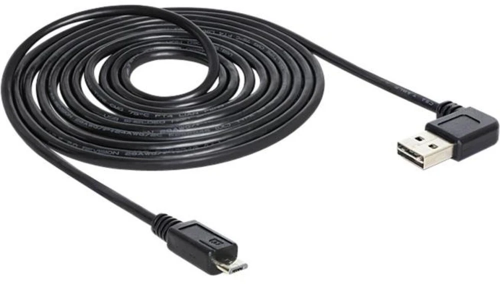 DeLOCK USB2.0 A 90 °> Micro-B 5m