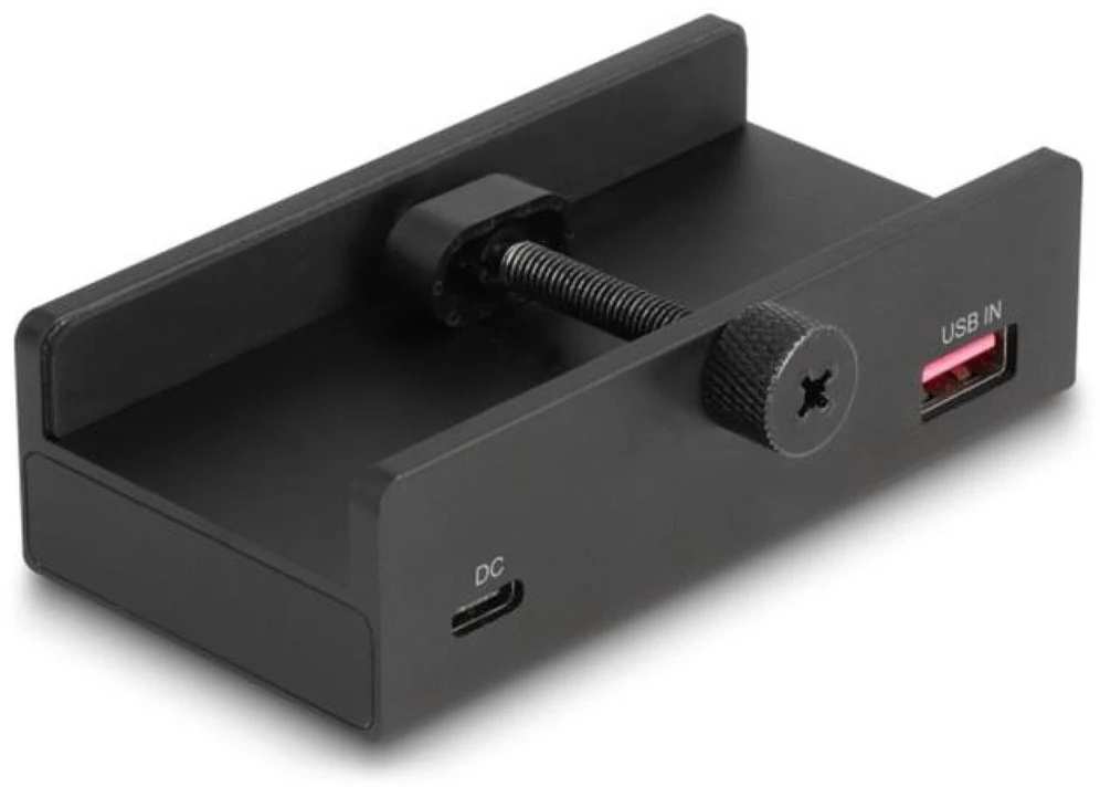 HUB USB Delock USB šakotuvai ir koncentratoriai 2.0 Type-A 5000 Mbit/s Juoda