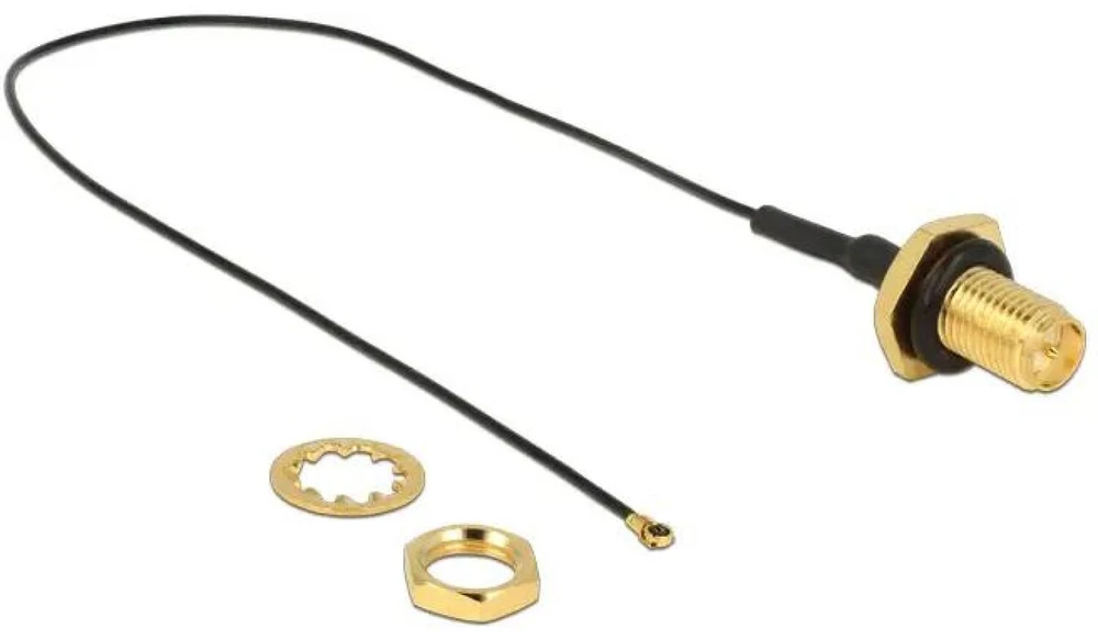 Delock antenos kabelis RP-SMA lizdas montavimui > MHF IV/ HSC MXHP32