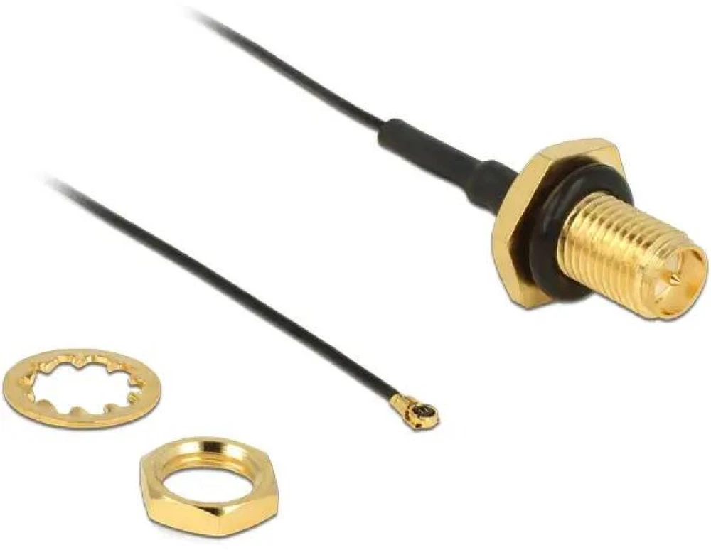 Delock antenos kabelis RP-SMA lizdas montavimui > MHF IV/ HSC MXHP32