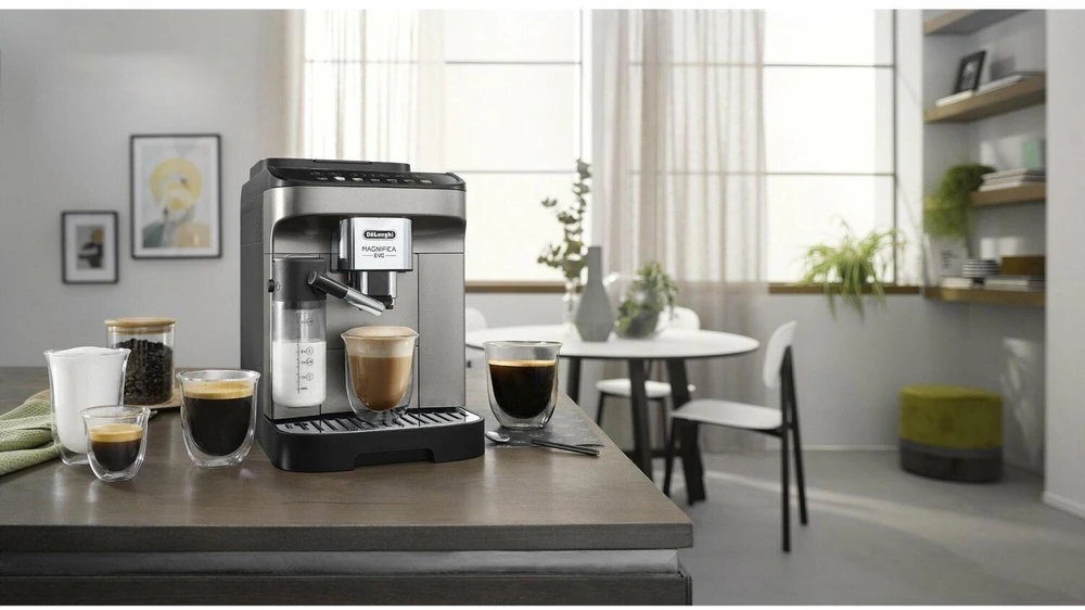 DeLonghi Magnifica Evo ECAM 290.83.TB Automatinis Bean to Cup Kavos aparatas Titanium Juodas