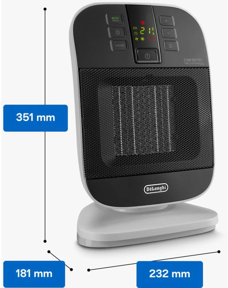 DeLonghi HFX60V20 juoda