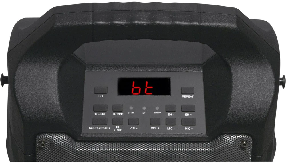 Denver TSP-203 20 W Rankinė masinio informavimo (PA) sistema Juoda