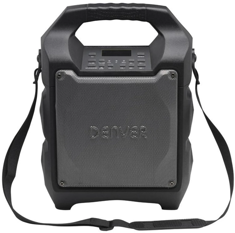 Denver TSP-203 20 W Rankinė masinio informavimo (PA) sistema Juoda