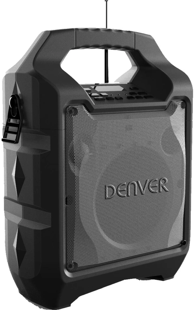 Denver TSP-203 20 W Rankinė masinio informavimo (PA) sistema Juoda