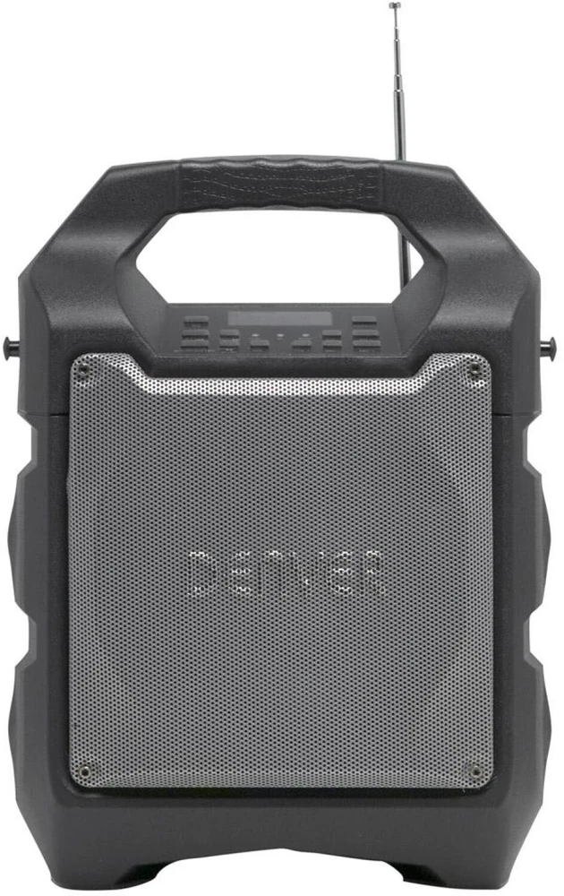 Denver TSP-203 20 W Rankinė masinio informavimo (PA) sistema Juoda