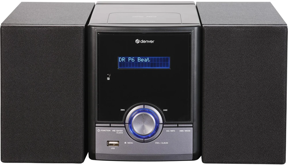Muzikinis centras DAB/FM/CD muzikos sistema Denver MDA-285, 2 × 50 W