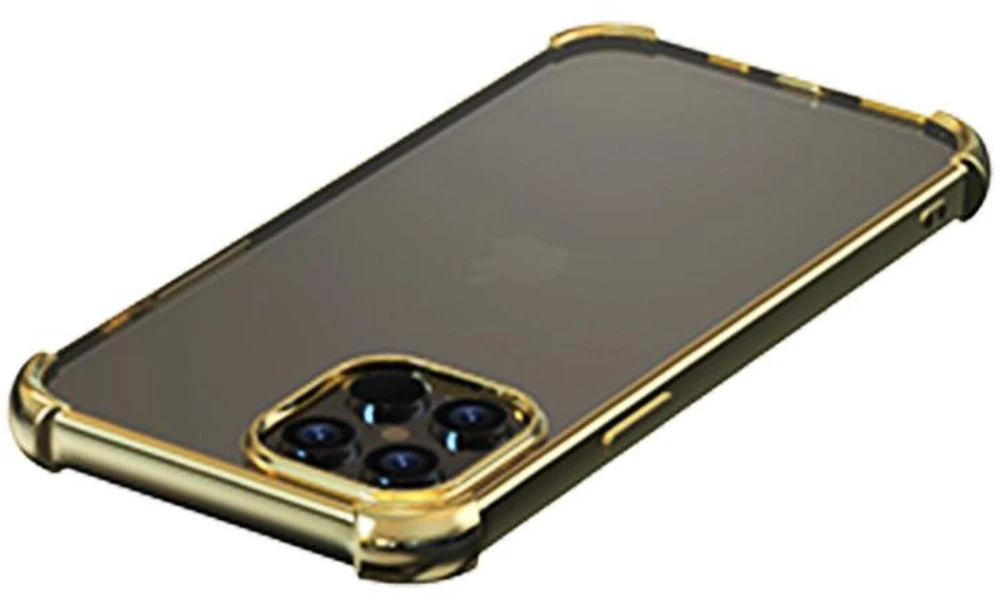 Devia blizgus apsauginis dėklas iPhone 12 Pro Max, auksinis