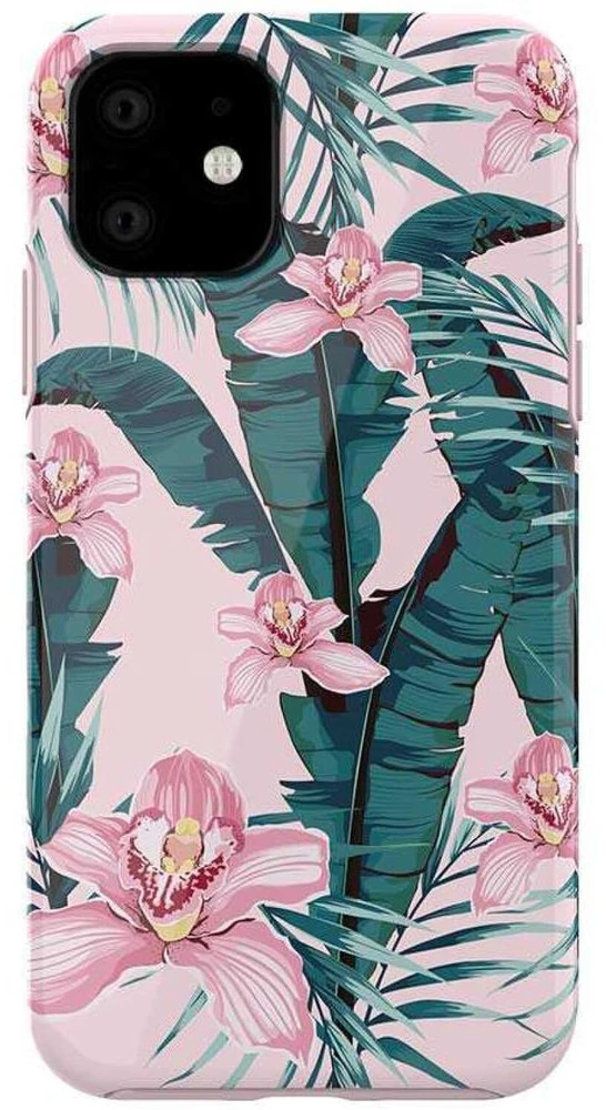 Rožinis iPhone 11 Pro Max dėklas Devia Perfume Lily serijos