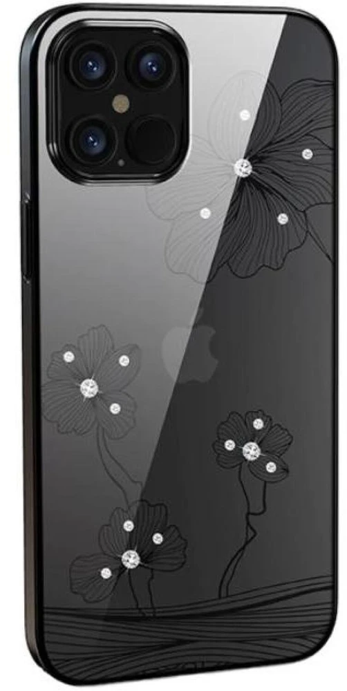 Devia Juodas telefono dėklas iPhone 12 mini su Swarovski elementais