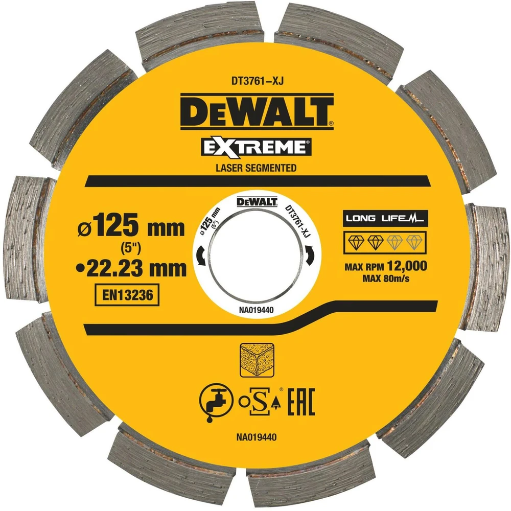 Deimantinis pjovimo diskas DeWalt DT3761-XJ; 125 mm
