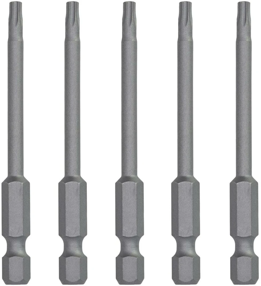 kompleksas 5 vnt. 1/4" antgaliai Torx varžtams, dydis TX20/70mm, DeWalt [DT7292-QZ]
